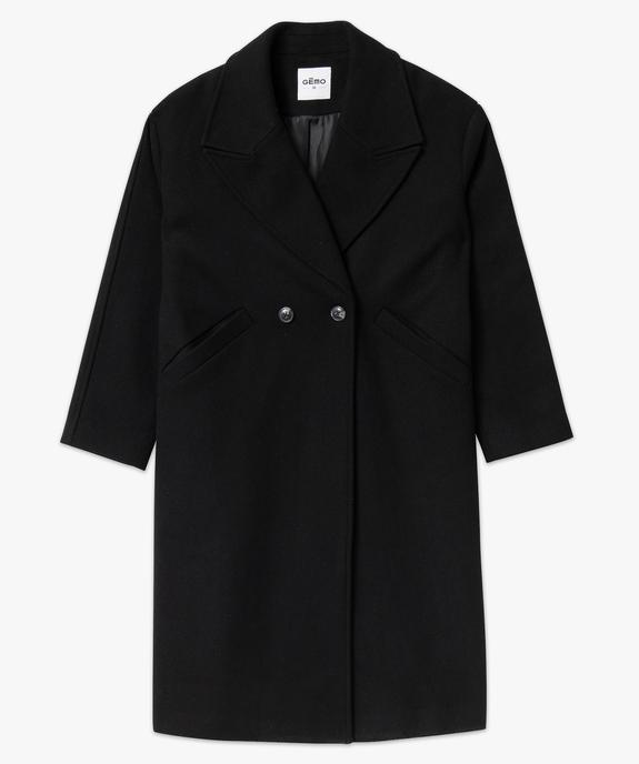 Manteau long oversize double boutonnage femme vue4 - GEMO(FEMME PAP) - GEMO