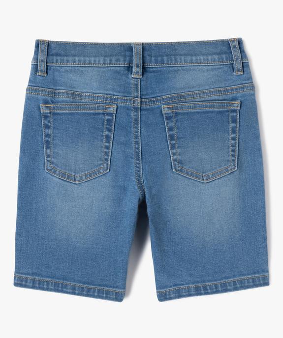 Bermuda garçon en jean vue4 - GEMO (ENFANT) - GEMO