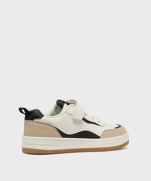 Baskets à scratch avec empiècements contrastants garçon - 5 Miles vue4 - 5 MILES - GEMO