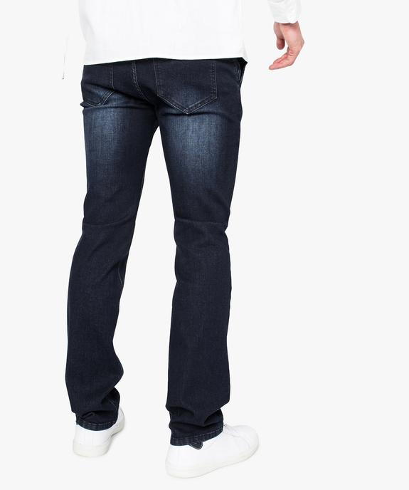 Jean brut Regular en coton stretch vue3 - GEMO (HOMME) - GEMO