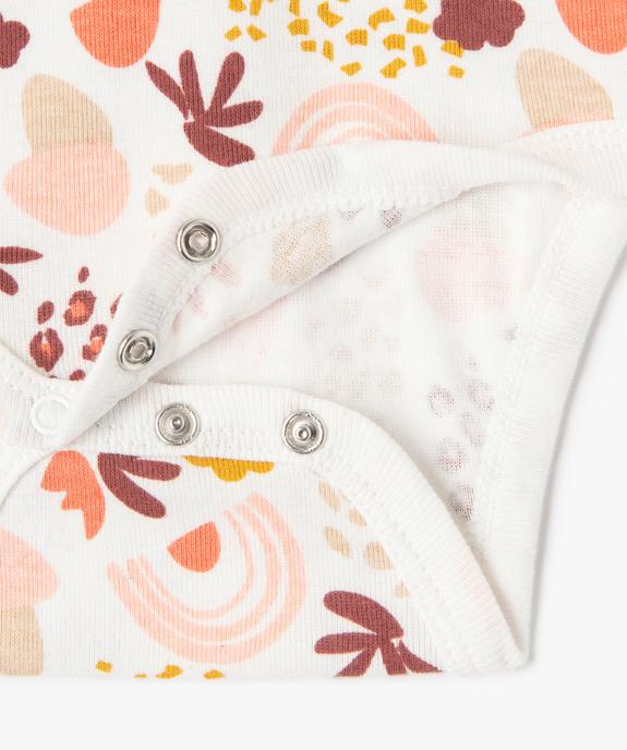 Body bébé à manches longues et motifs (lot de 3) vue2 - GEMO 4G BEBE - GEMO