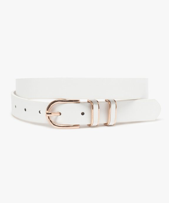 Ceinture double passant doré vue1 - GEMO (ACCESS) - GEMO