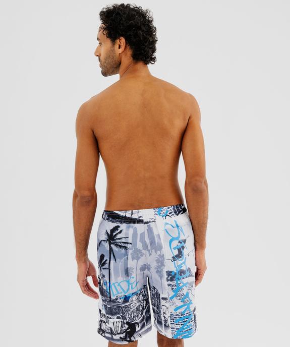 Short de bain imprimé homme vue3 - GEMO (PLAGE) - GEMO