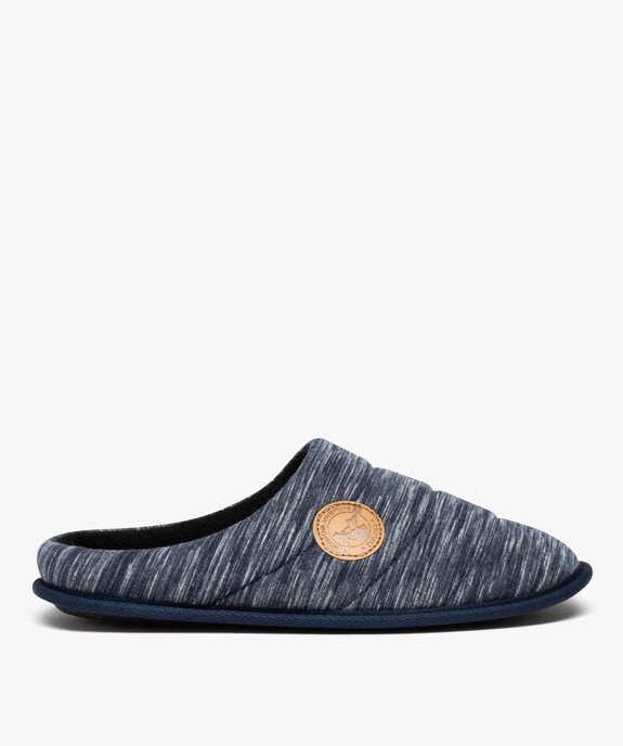 Chaussons homme en jersey moelleux  vue1 - GEMO(HOMWR HOM) - GEMO