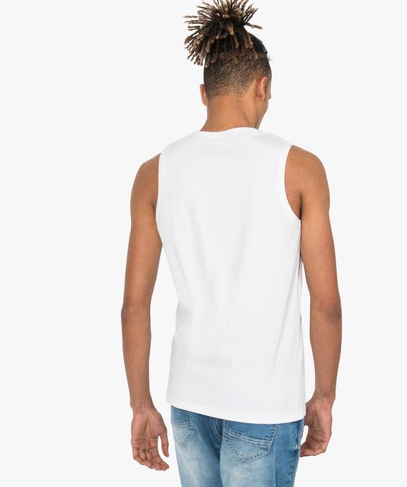 Débardeur homme avec motif estival sur l'avant vue3 - GEMO (HOMME) - GEMO