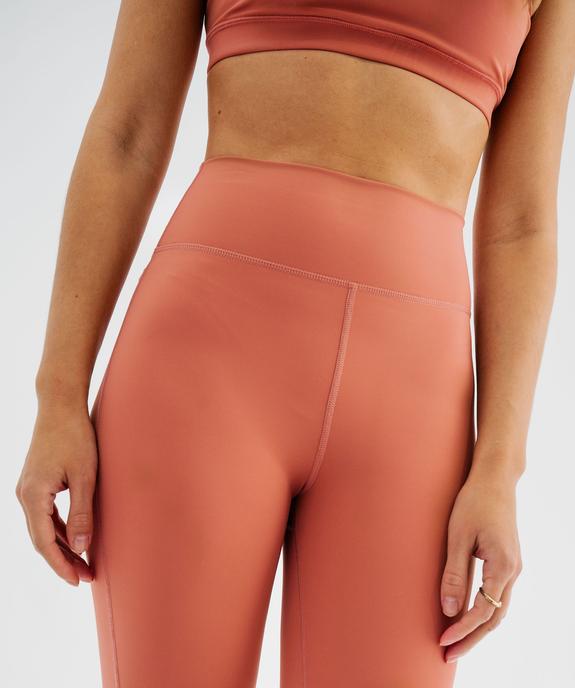 Legging de sport taille haute femme vue2 - GEMO(FEMME PAP) - GEMO