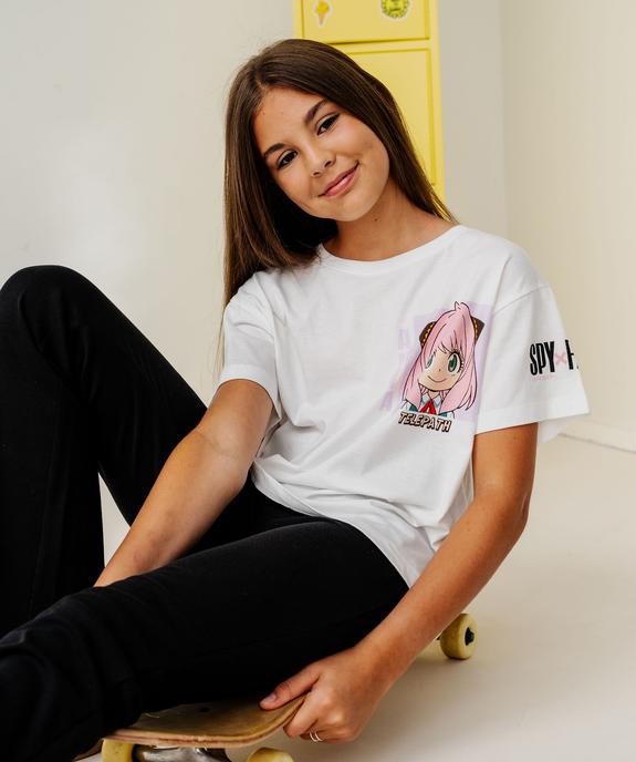Tee-shirt manches courtes imprimé fille - Spy x Family - SPY X FAMILY Tee-shirt manches courtes imprimé fille - Spy x Family vue1 - SPY X FAMILY - GEMO