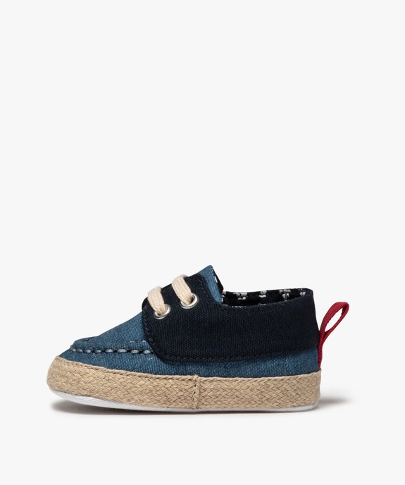 Chaussures de naissance garçon bateau - LuluCastagnette vue3 - LULUCASTAGNETTE - GEMO