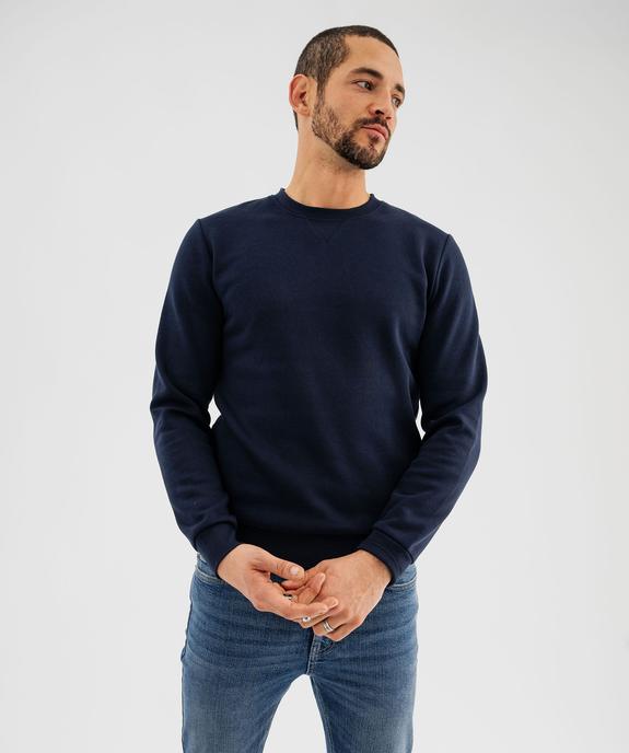 Sweat en molleton doux homme vue1 - GEMO 4G HOMME - GEMO