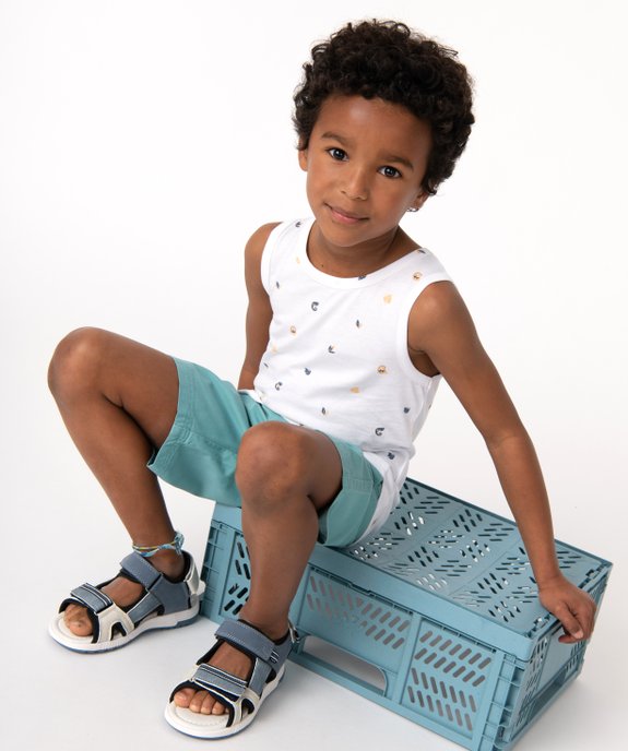 Débardeur garçon à motifs bicolores vue6 - GEMO (ENFANT) - GEMO