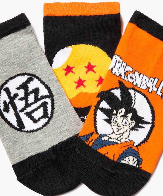 Chaussettes garçon ultracourtes imprimées - Dragon Ball Z (lot de 3) vue2 - DRAGON BALL Z - GEMO