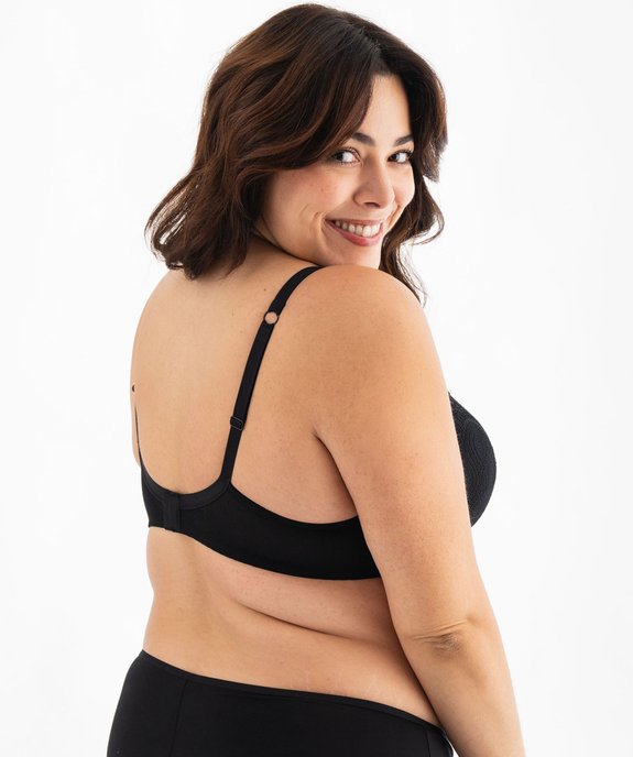Soutien-gorge grande taille à armatures et coques fines  vue7 - GEMO(HOMWR FEM) - GEMO