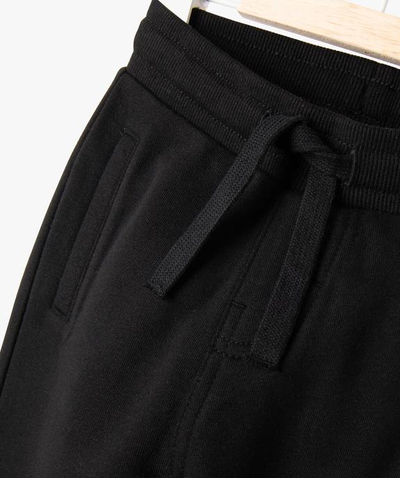 Pantalon de jogging avec ceinture bord-côte bébé garçon vue2 - GEMO 4G BEBE - GEMO