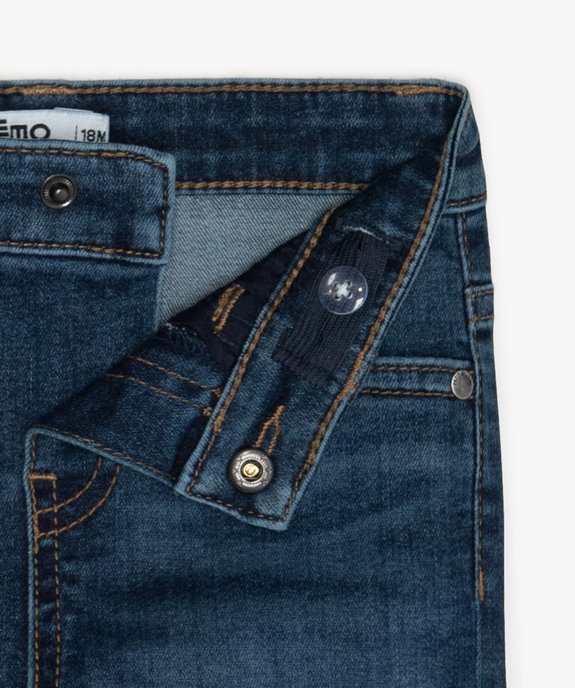 Jean coupe slim bébé garçon vue3 - GEMO 4G BEBE - GEMO