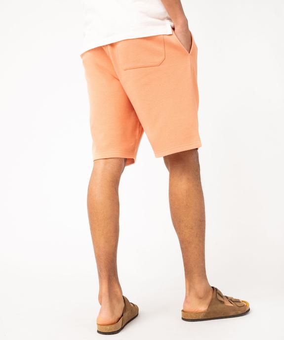 Bermuda en maille avec ceinture ajustable homme vue3 - GEMO (HOMME) - GEMO