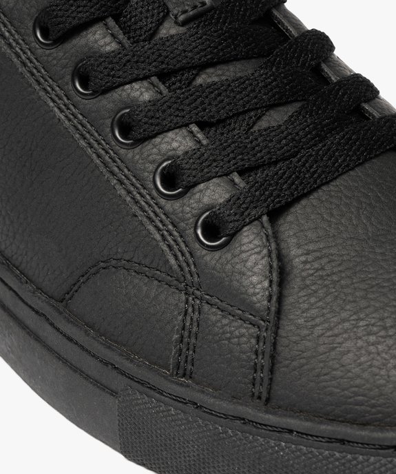Baskets de ville à lacets unies homme vue6 - URBAN STEPS - GEMO