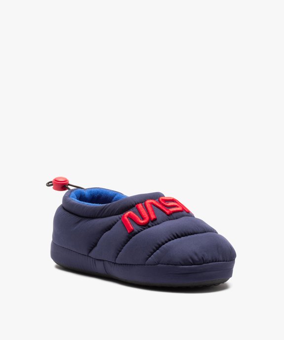 Chaussons garçon matelassés et brodés – Nasa vue2 - NASA - GEMO