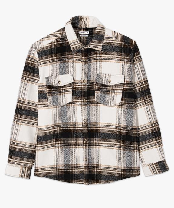 Surchemise homme à carreaux vue4 - GEMO (HOMME) - GEMO