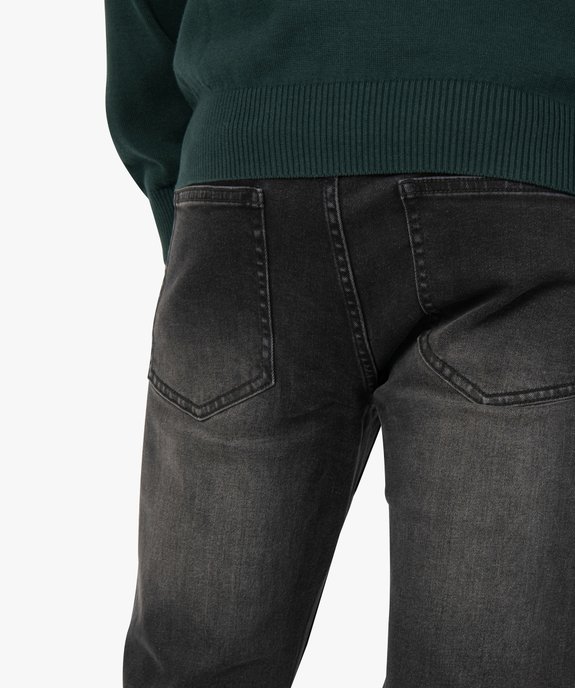 Jean homme skinny délavé avec plis sur les hanches vue2 - GEMO (HOMME) - GEMO