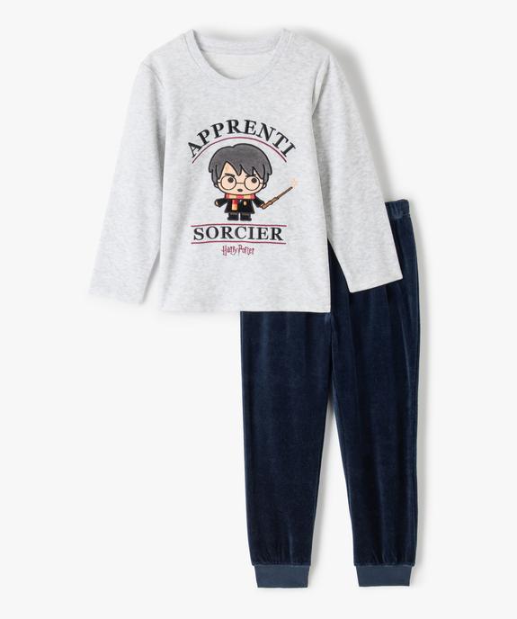 Pyjama garçon en velours imprimé Harry - Harry Potter vue1 - HARRY POTTER - GEMO