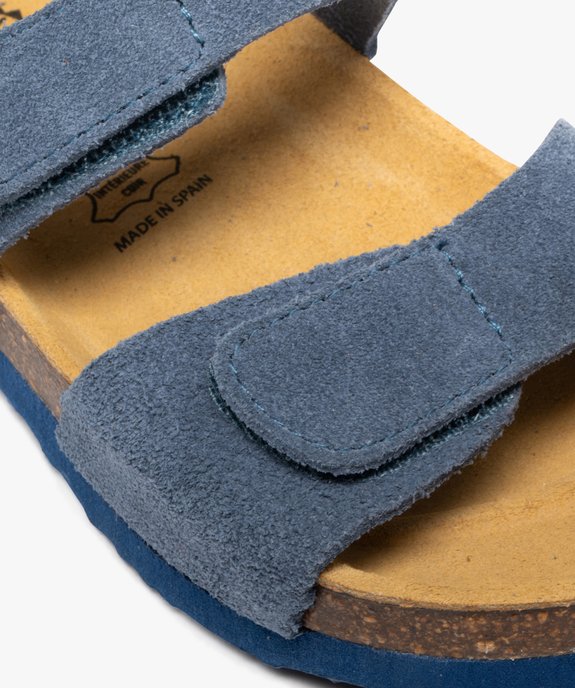 Sandales en cuir suédé à scratch garçon vue6 - BUGGY GEMO FOR GOOD - GEMO