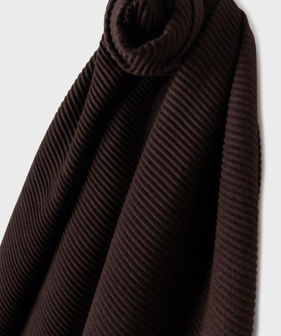 Foulard en maille plissée femme vue2 - GEMO (ACCESS) - GEMO