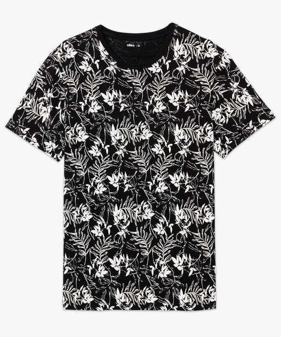 Tee-shirt à manches courtes imprimé homme vue4 - GEMO (HOMME) - GEMO