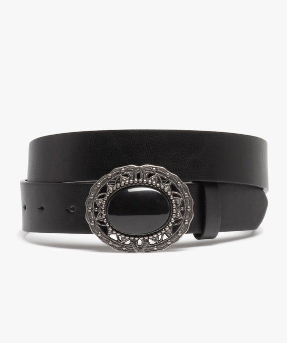 Ceinture femme à grosse boucle originale vue1 - GEMO (ACCESS) - GEMO