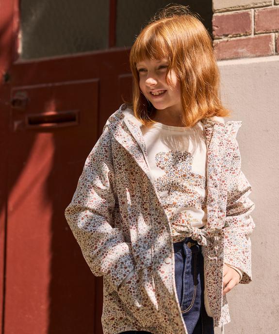 Imperméable à capuche avec doublure chaude fille - LuluCastagnette vue1 - LULUCASTAGNETTE - GEMO