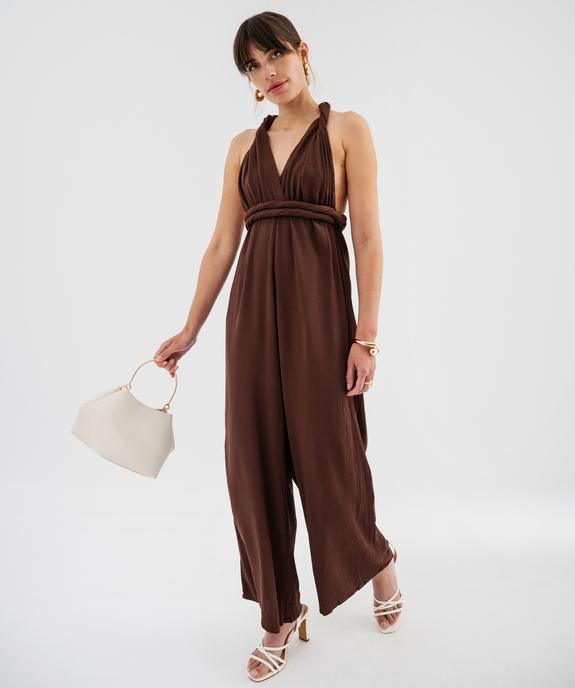 Combinaison pantalon multi-look en viscose femme vue2 - GEMO(FEMME PAP) - GEMO