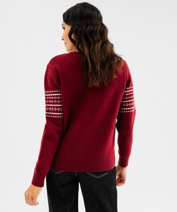 Pull à col polo femme vue5 - GEMO(FEMME PAP) - GEMO