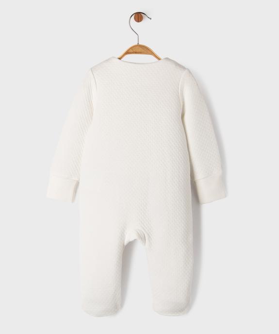 Pyjama dors-bien à ouverture devant avec moufles intégrées bébé vue6 - GEMO(BB COUCHE) - GEMO