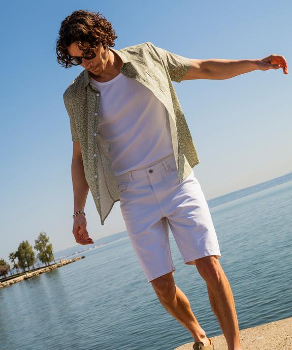 Bermuda en jean loose homme vue5 - GEMO 4G HOMME - GEMO