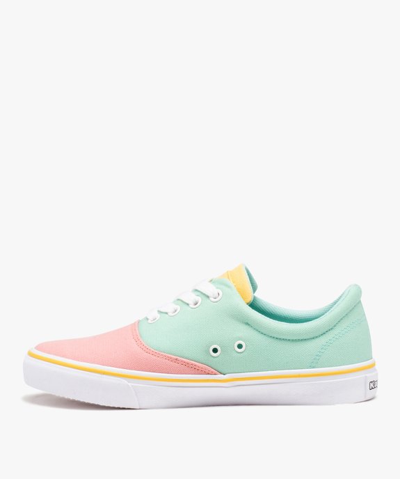 Baskets en toile skateshoes femme - Kappa Nisio vue3 - KAPPA - GEMO