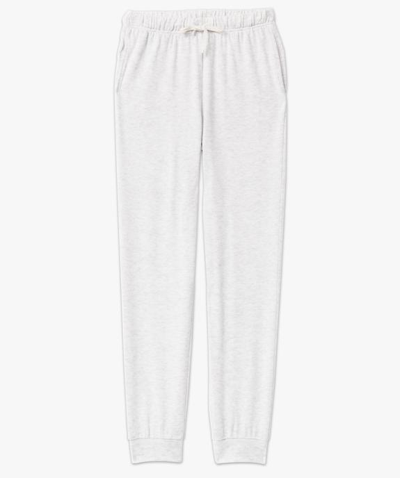 Pantalon de pyjama en maille fine femme vue4 - GEMO 4G FEMME - GEMO