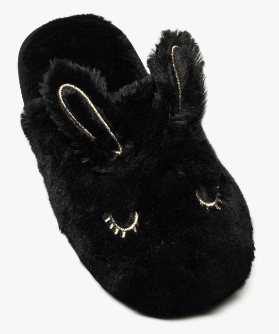 Mules d'intérieur femme avec broderie lapin vue5 - GEMO(HOMWR FEM) - GEMO
