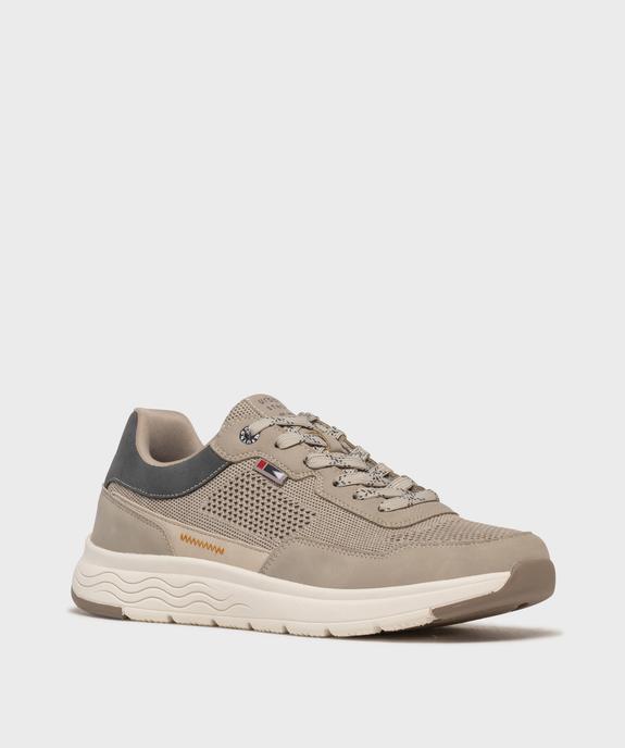 Baskets de running en mesh ajouré homme - Urban Steps vue2 - URBAN STEPS GEMO FOR GOOD - GEMO