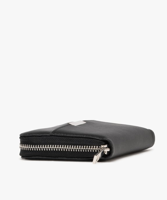 Portefeuille rigide fermeture zippée femme vue2 - GEMO (ACCESS) - GEMO