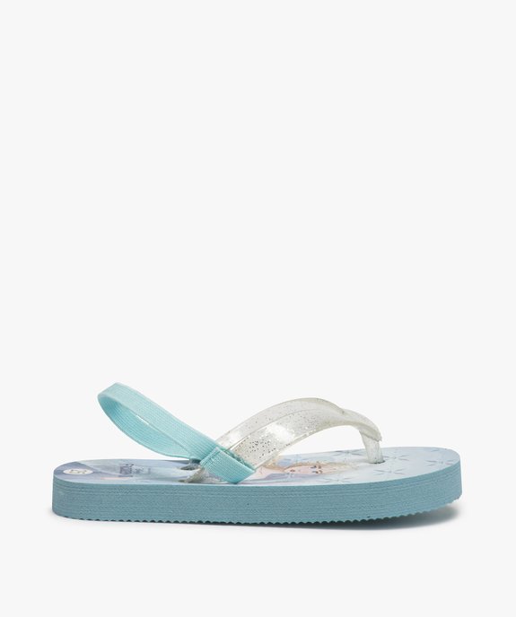 Tongs fille imprimées à bride – La Reine des Neiges  vue2 - REINE DES NEIGE - GEMO