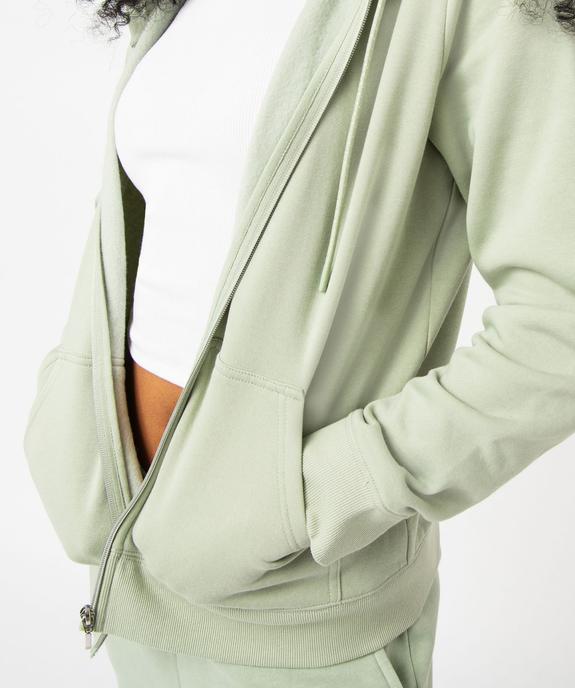 Sweat zippé à capuche femme vue2 - GEMO(FEMME PAP) - GEMO