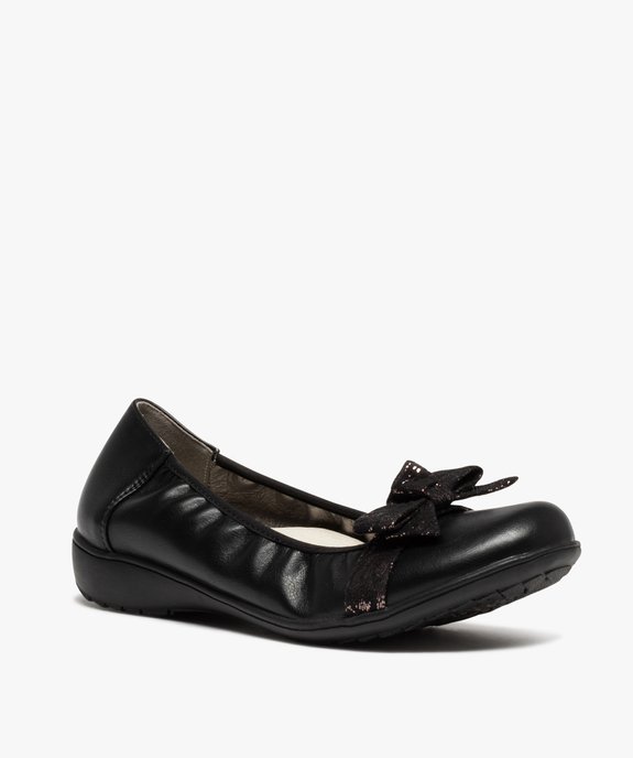 Ballerines femme confort unies avec nœud décoratif vue2 - GEMO (CONFORT) - GEMO