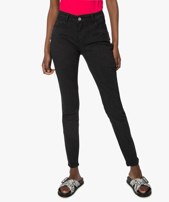 Pantalon femme toucher peau de pêche vue1 - GEMO(FEMME PAP) - GEMO