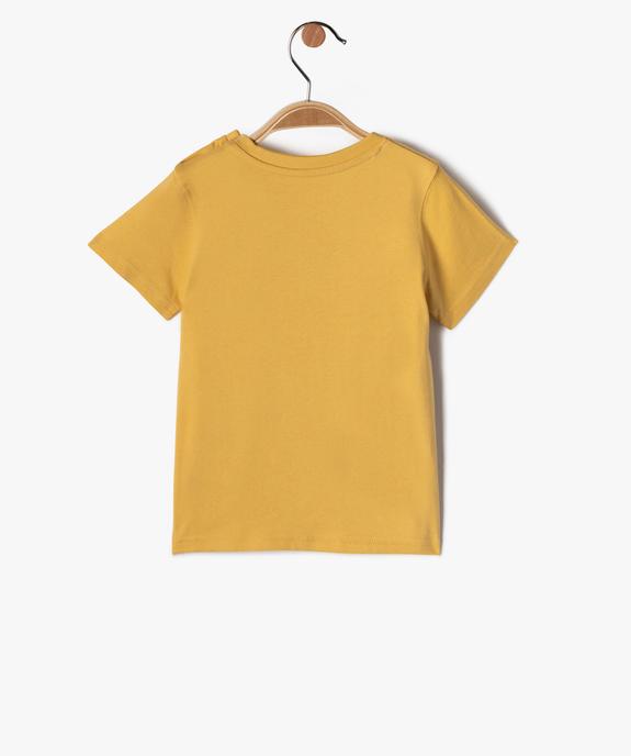Tee-shirt bébé garçon à manches courtes et motif vue3 - GEMO(BEBE DEBT) - GEMO