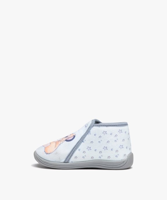 Chaussons garçon bottillons à scratch avec motif Le Roi Lion - Disney vue3 - ROI LION - GEMO