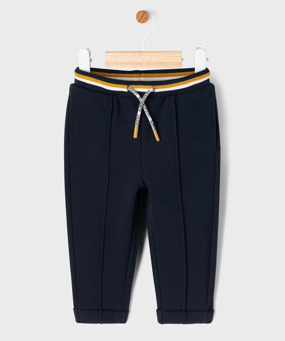Pantalon en maille bébé garçon - LuluCastagnette vue1 - LULU CASTAGNETT - GEMO