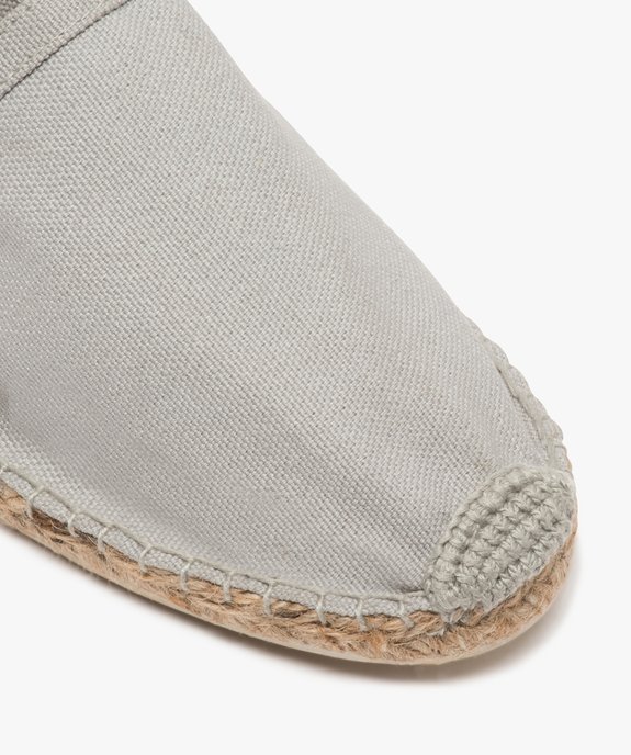 Espadrilles homme en coton bio uni - Mieux  vue6 - GEMO 4G HOMME - GEMO