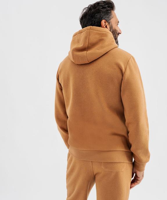 Sweat à capuche en molleton doux homme vue3 - GEMO 4G HOMME - GEMO