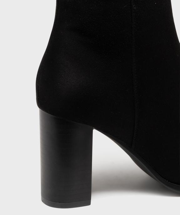 Bottines à talon avec en suédine femme - Valentina Baldano - VALENTINA BALDA Bottines à talon avec en suédine femme - Valentina Baldano vue6 - VALENTINA BALDA - GEMO