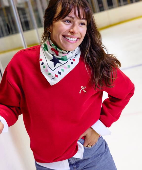 Sweat à motif femme - Gémo X Lulu la Nantaise vue1 - GEMO 4G FEMME - GEMO