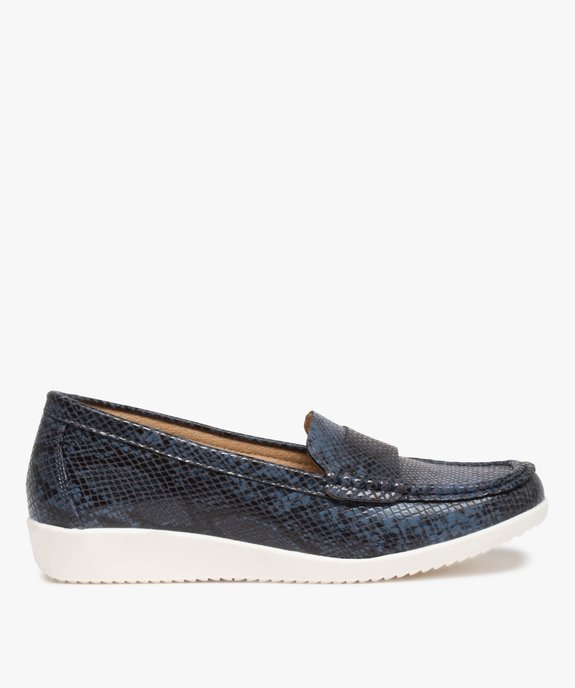 Mocassins femme confort à semelle contrastante vue1 - GEMO (CONFORT) - GEMO
